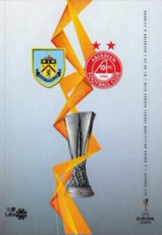 2018/19 EUROPA LEAGUE - BURNLEY v ABERDEEN